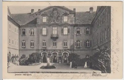 (11944) AK Konstanz, Insel Mainau, innerer Schlosshof 1907