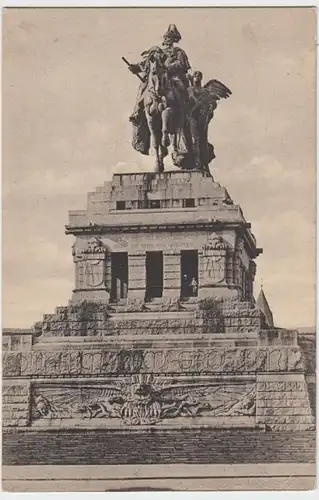 (11943) AK Koblenz, Deutsches Eck 1910