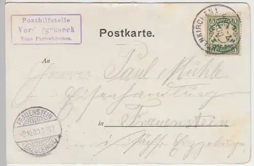 (11941) AK Garmisch-Partenkirchen, Forsthaus Graseck 1900