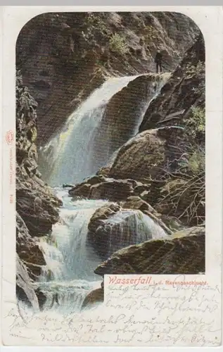 (11912) AK Höllental, Schwarzw., Ravennaschlucht, Wasserfall 1905