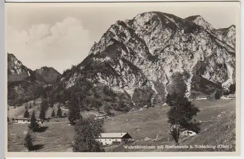 (11893) Foto AK Schleching, Wuhrsteinalm, Breitenstein 1935