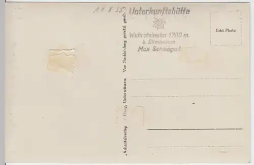 (11893) Foto AK Schleching, Wuhrsteinalm, Breitenstein 1935