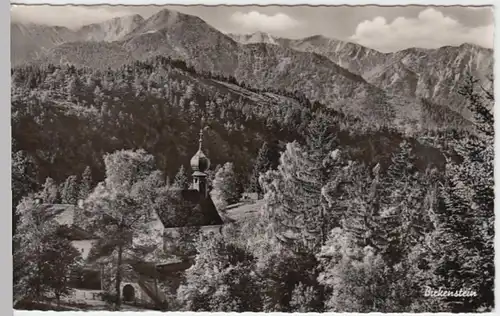 (11890) Foto AK Birkenstein, Fischbachau, Maria Himmelfahrt, nach 1945