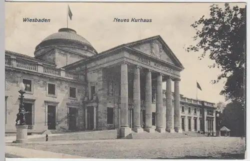 (11862) AK Wiesbaden, Neues Kurhaus 1907