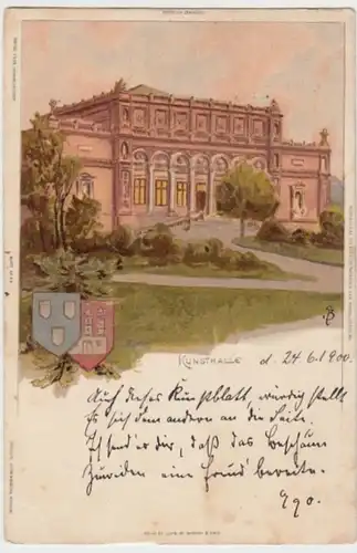 (11861) AK Hamburg, Kunsthalle, Litho 1900