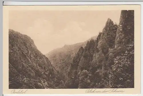 (11842) AK Bodetal, Harz, Blick von der Schurre, bis 1926