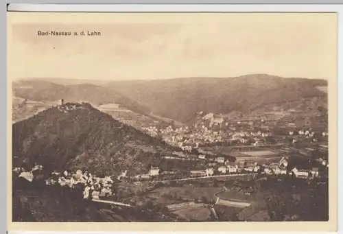 (11815) AK Nassau, Lahn, Panorama, vor 1945