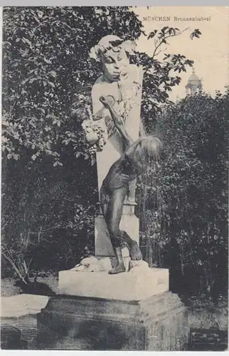 (11806) AK München, Brunnenbuberl, Mi-167, 1923