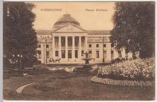(11793) AK Wiesbaden, Neues Kurhaus 1907