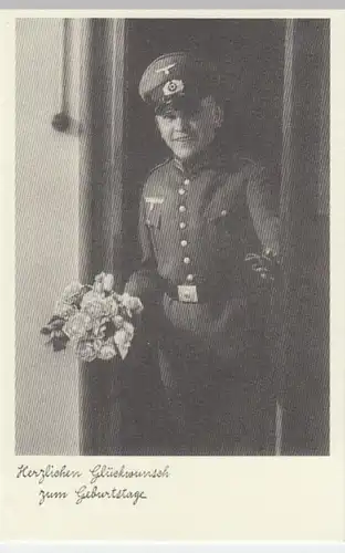 (11775) AK Geburtstag, Offizier in Uniform II. Weltkrieg 1933-45
