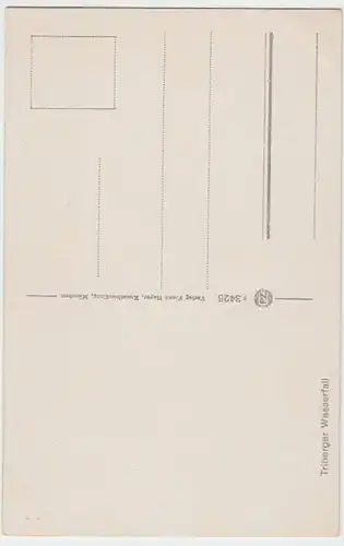 (11764) AK Triberg im Schwarzwald, Triberger Wasserfälle, vor 1945