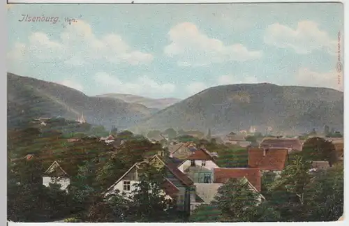(11739) AK Ilsenburg, Harz, Panorama 1912