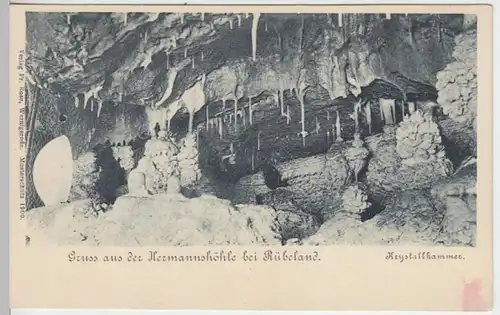 (11724) AK Gruß aus der Hermannshöhle, Rübeland, um 1900