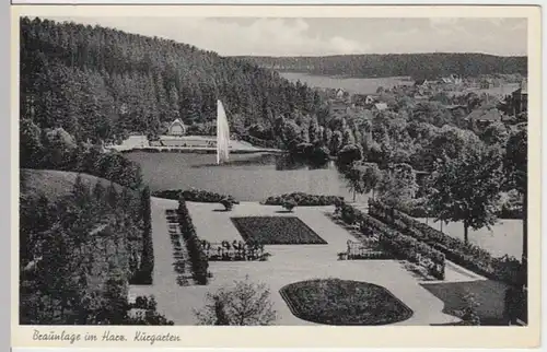(11694) AK Braunlage, Kurgarten 1956