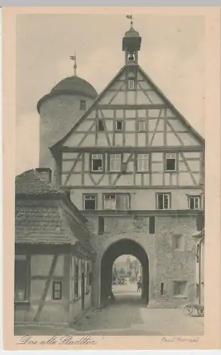 (11675) AK Langenburg, Altes Stadttor, vor 1945