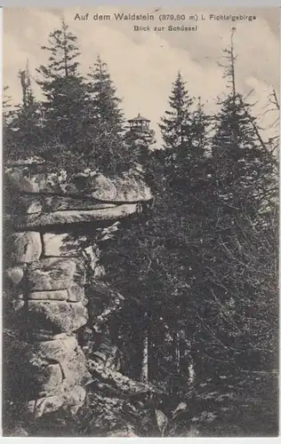 (11627) AK Großer Waldstein, Fichtelgebirge, Schüssel, vor 1945