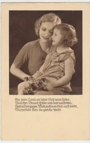 (11397) AK Sprüche, Ein jedes Land es lehrt dich neue Sitten, vor 1945