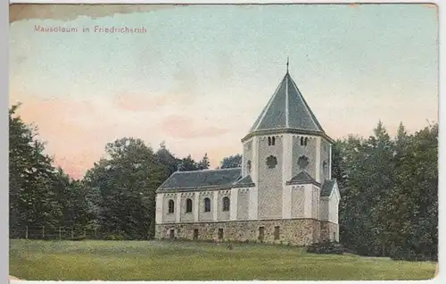 (11346) AK Mausoleum in Friedrichsruh 1907
