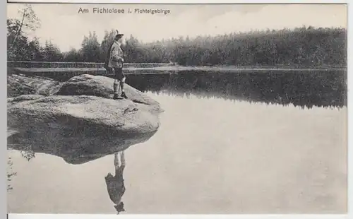 (11339) AK Fichtelsee im Fichtelgebirge um 1910