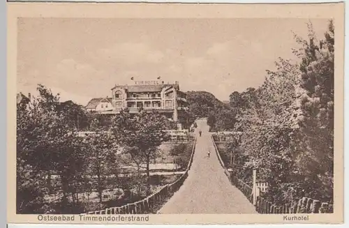 (11337) AK Ostseebad Timmendorferstrand, Kurhotel 1920er