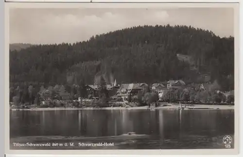 (11323) AK Titisee, Schwarzwald-Hotel 1932