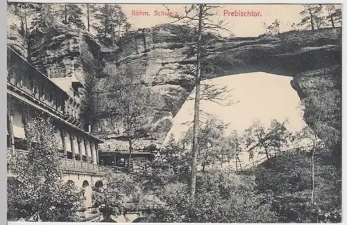 (11322) AK Böhmische Schweiz, Prebischtor um 1910