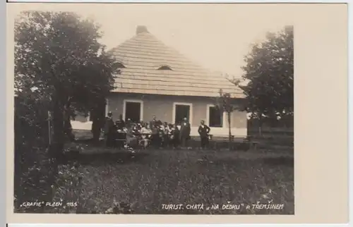 (11318) AK Turist. chata >Na Dedku< p. Tremsinem
