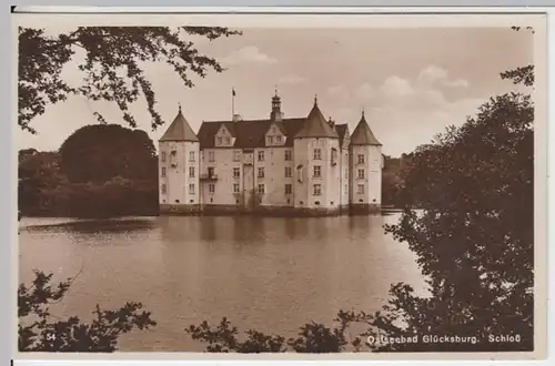 (11317) AK Ostseebad Glücksburg, Schloss 1920/30er
