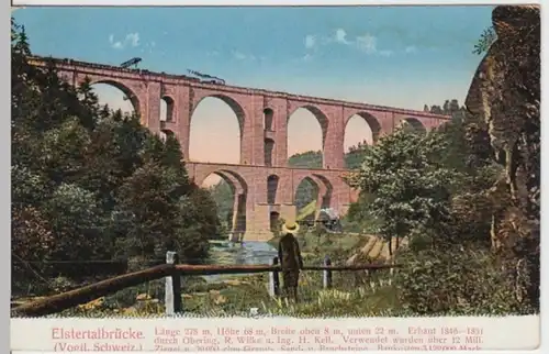 (11316) AK Elstertalbrücke im Vogtland 1910/20er