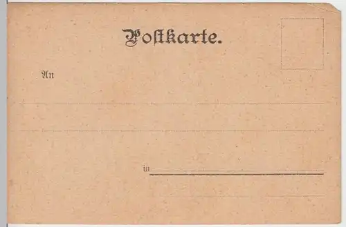 (11276) AK Grußkarte, Vogel mit Zeitung >Du liegst mir im Herzen< Litho um 1900