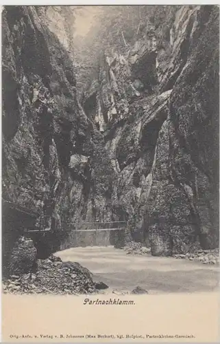 (11175) AK Partnachklamm um 1900