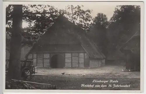(11142) AK Lüneburger Heide, Heidehof 1934
