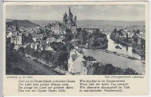 (11094) AK Limburg a. Lahn, Ansicht u. Lahnlied 1942