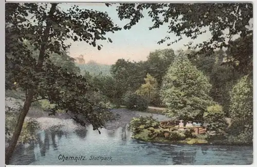 (11052) AK Chemnitz, Stadtpark 1906