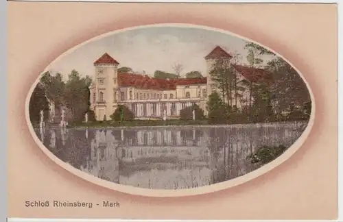 (11019) AK Schloss Rheinsberg vor 1945