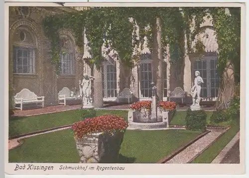 (10862) AK Bad Kissingen, Schmuckhof im Regentenbau 1941