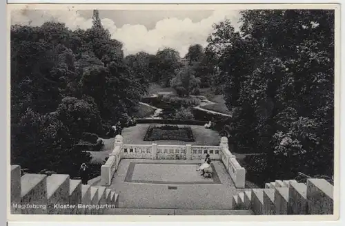 (10855) AK Magdeburg, Kloster Bergegarten 1934