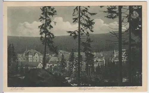 (10851) AK Schierke, Waldfrieden u. Brocken-Scheideck 1930