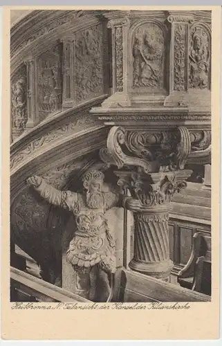 (10847) AK Heilbronn, Kanzel derm Kilianskirche 1920er