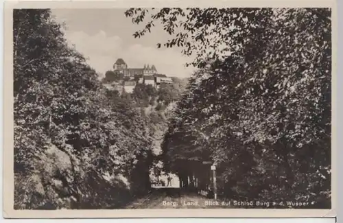 (10811) AK Schloss Burg a.d. Wupper vor 1945