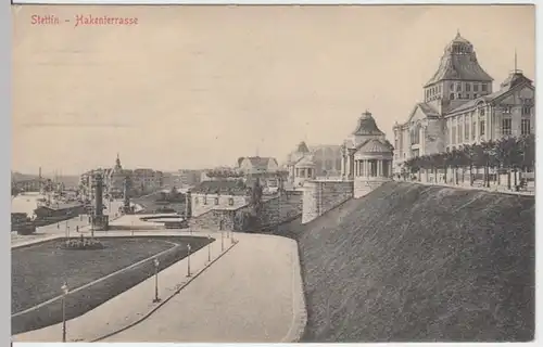 (10794) AK Stettin, Szczecin, Hakenterrasse, 1915