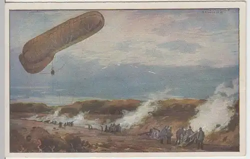 (10776) AK H.R.Schulze: Deutscher Luftflottenverein, Fesselballon 1915