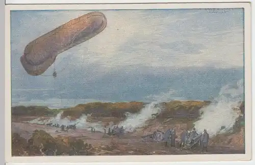(10767) AK H.R.Schulze: Deutscher Luftflottenverein, Fesselballon 1914-18