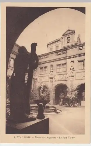 (10758) AK Toulouse, Musée des Augustins, Le Petit Cloitre 1910/20er