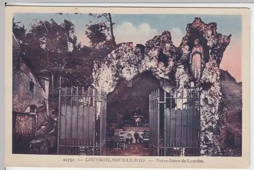 (10749) AK Louvroil-Sous-Le-Bois, Notre-Dame-de-Lourdes vor 1945