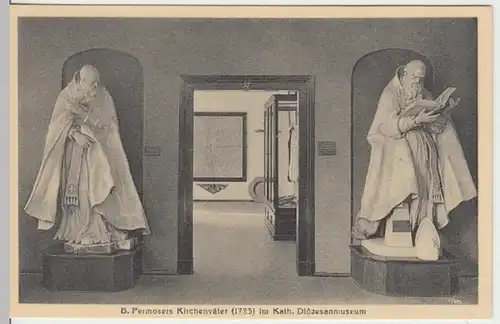 (10656) AK Stadtmuseum Bautzen, Kirchenväter im Kath. Diözesanmuseum 1910/20er