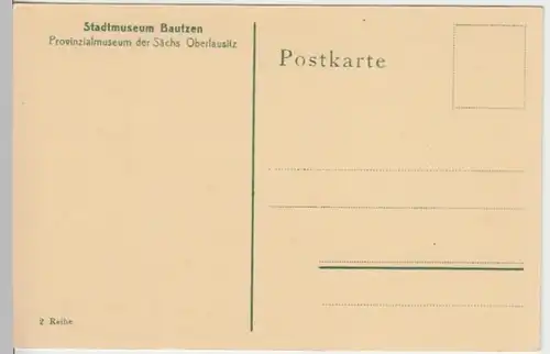 (10621)M AK Stadtmuseum Bautzen, Zimmer m. Hausrat 1920/30er