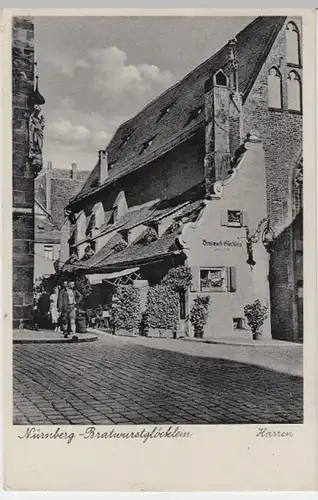 (10605) AK Nürnberg, Bratwurstglöcklein 1938