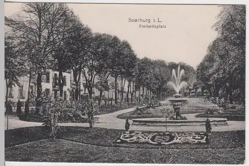 (10604) AK Saarburg i.L., Sarrebourg, Freiheitsplatz 1910/20er