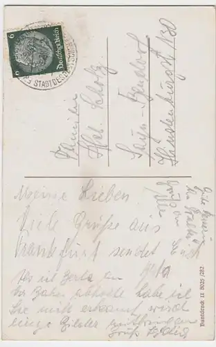(10593) AK Frankfurt a.M., Dom 1939